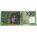 AUSTRALIA 1996 . ONE HUNDRED 100 DOLLARS BANKNOTE . EVANS/FRASER . TEST NOTE . LAST PREFIX CS96